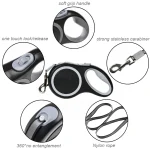 Long Strong Pet Leash For Large Dogs Durable Nylon Retractable - Image 3